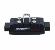 Harken 1508 mid-range traveller car with pivoting shackle for attaching the mainsheet